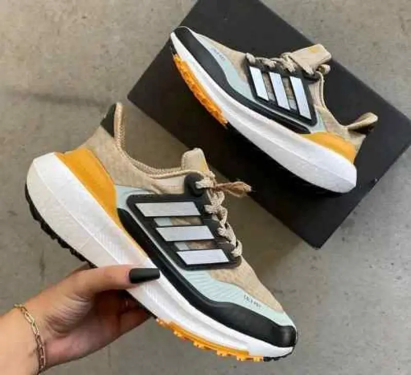Adidas UltraBoost Light Cold Rdy Wonder Beige Flash Orange 2622 - Image 2