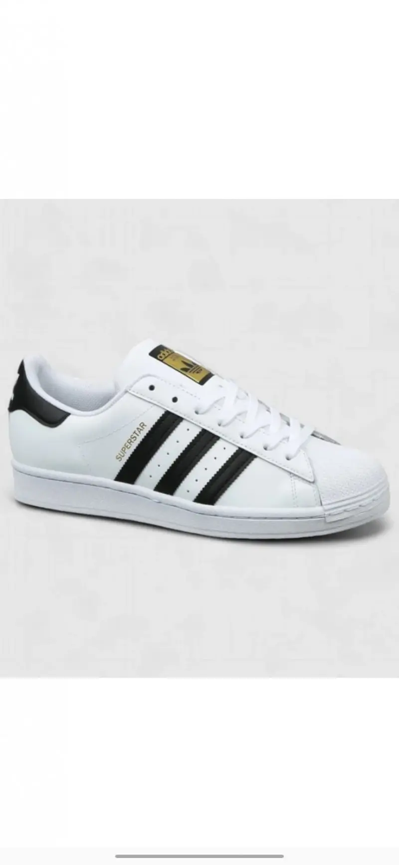 Adidas Superstar White Black Leather Fix #170 - Image 5