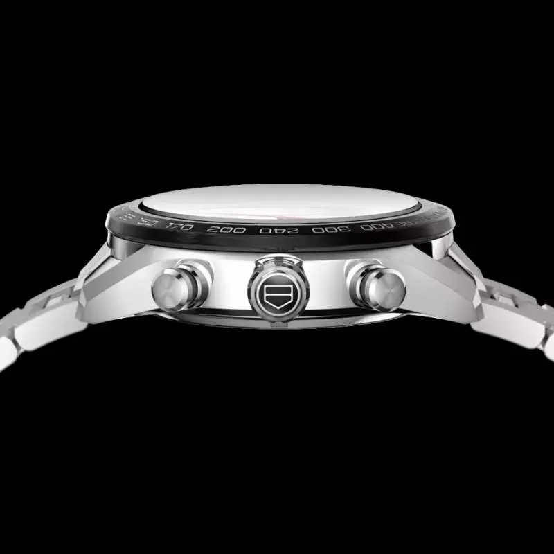 Tag Heuer Carrera Sport Chronograph 44mm silver white - Image 2