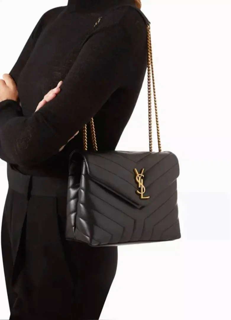 Ysl Lou Lou Medium Size 8802 Shoulder Bag With Original Box & DustCover Packing - Image 2