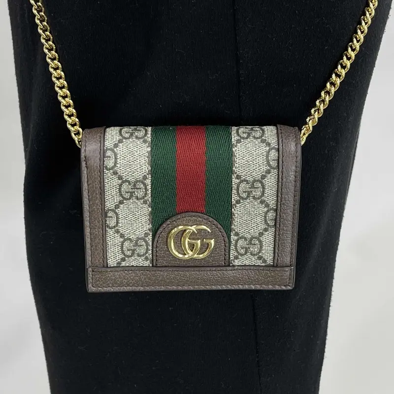 Gucci Ophidia GG Chain On Wallet With OriginalBox - Image 12