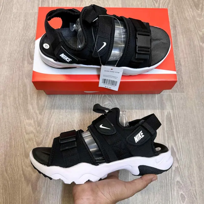 Nike Canyon Black White Premium Sports Sandal