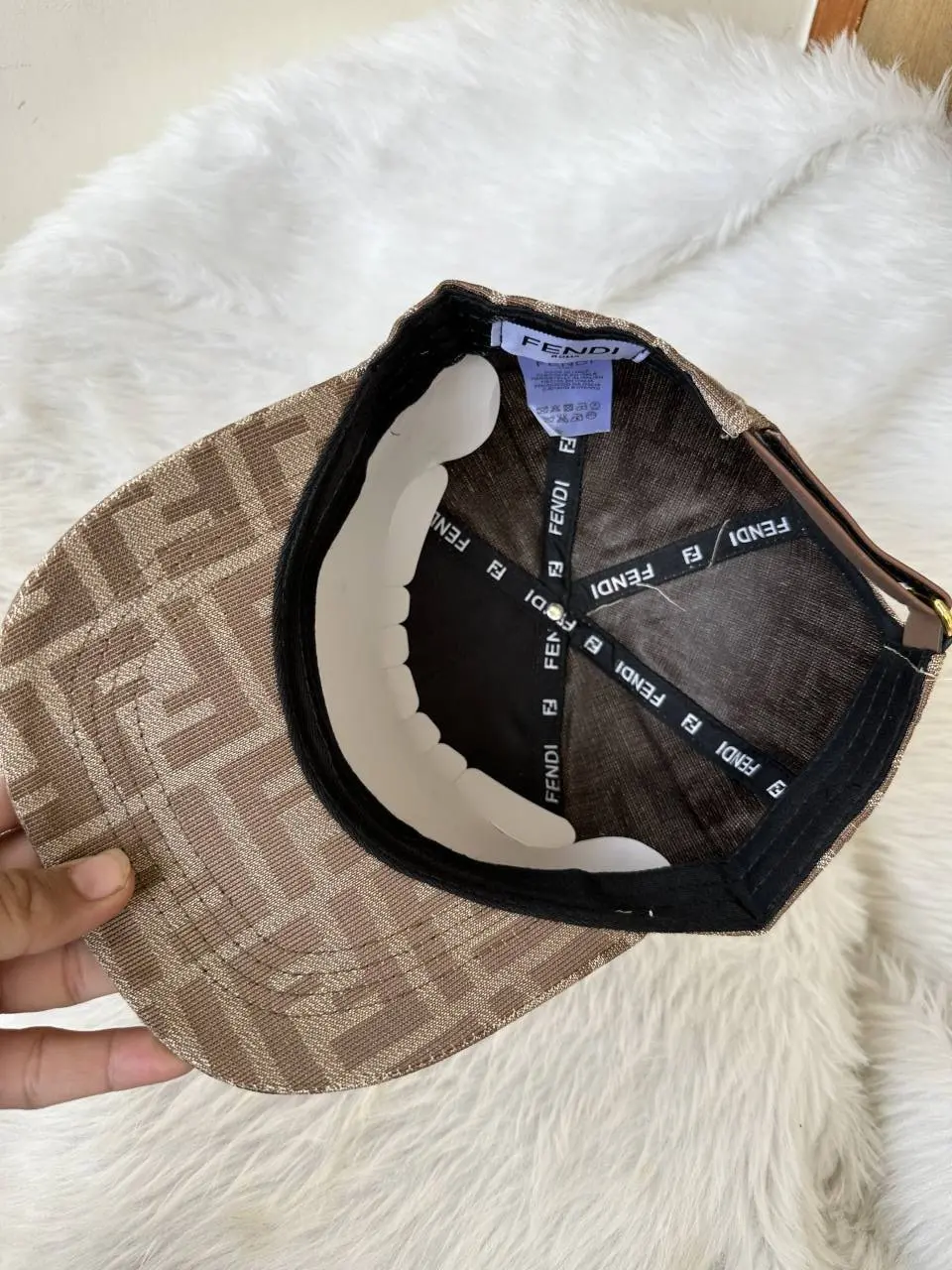 Fendi FF Roma All Over Monogram Premium Unisex Cap With Safety Box - Image 2