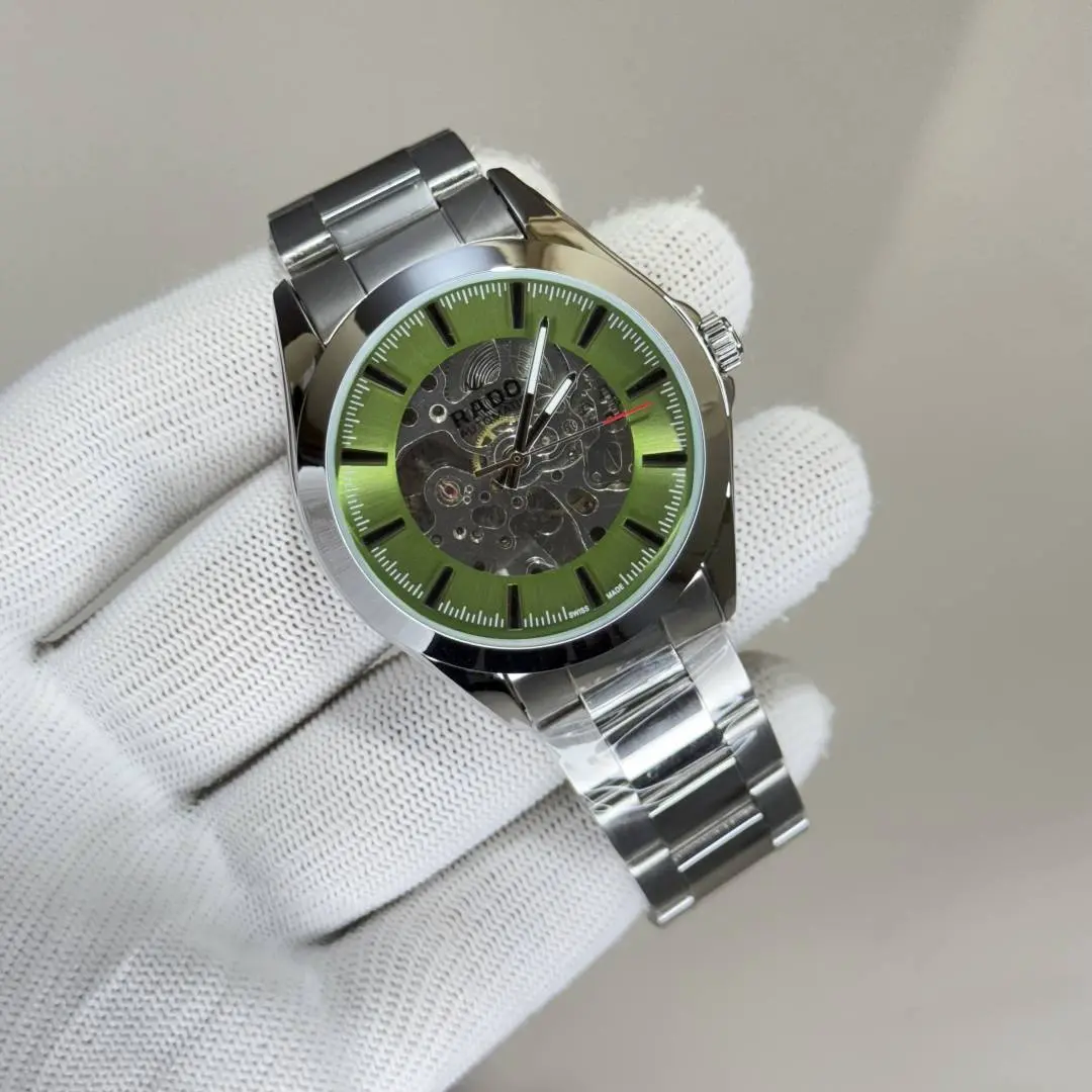 Rado Automatic silver green - Image 3