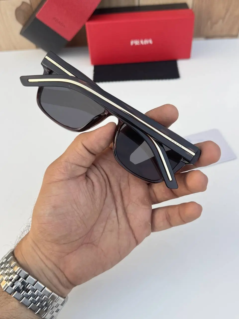 Prada 3490 wooden black wayfero - Image 3