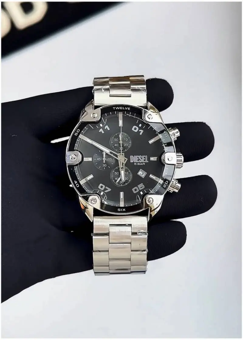 Diesel Spiked silver Black - Image 2