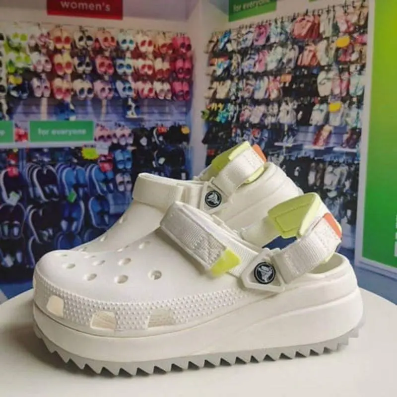 Crocs Classic Hiker Clogs White - Image 4