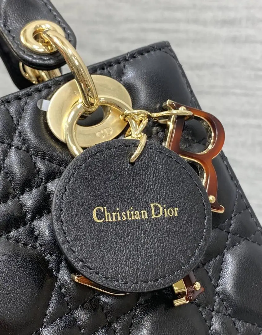 Dior CB Lady Diyorr Highend Quality With Red Charm & 2 Belt Super Premium With OriginalBox & CarryBag Packing (NoReturn) - Image 7