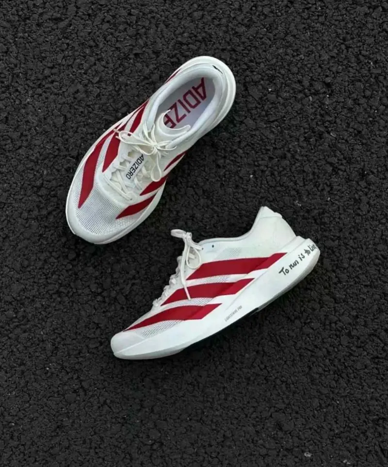 Adidas Adizero Evo SL White Red - Image 2