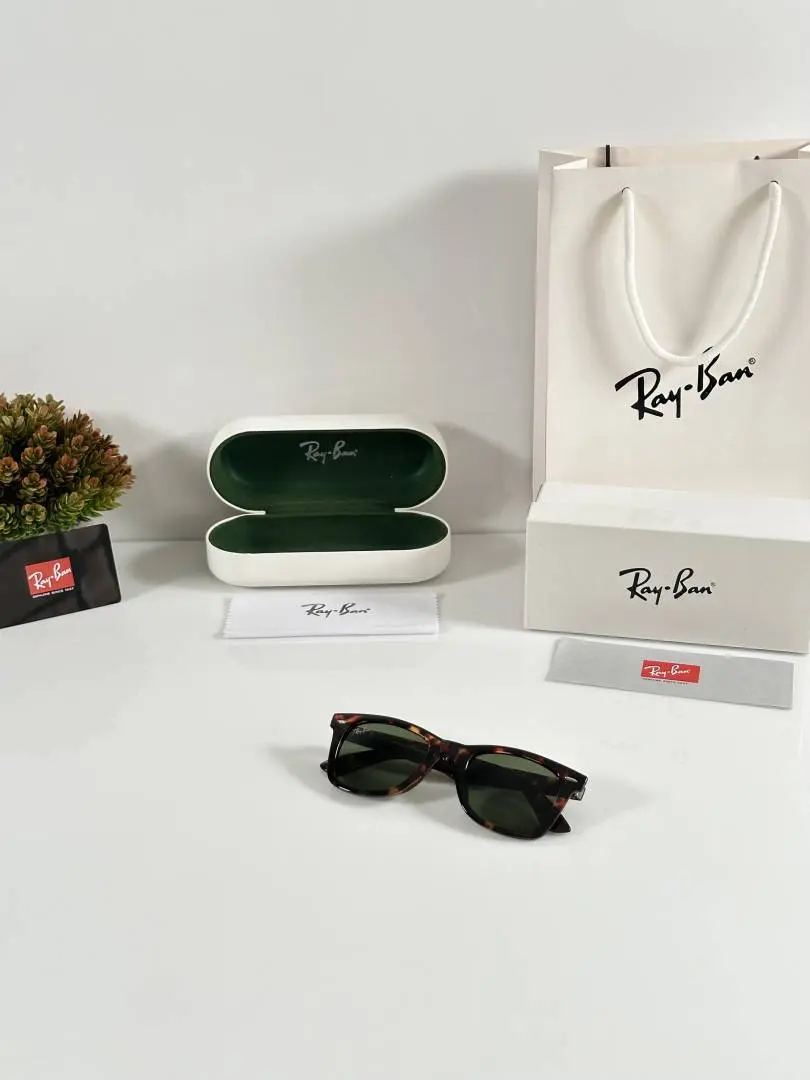 Ray-Ban 2140 Tiger Green GLASS - Image 2