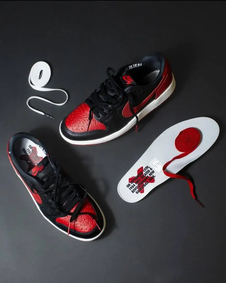 Jordan 1 low Banned Bred 675