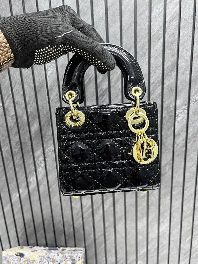 Dior Lady Supermini 18CM Crossbody Bag With OriginalBox DustCover - Image 4