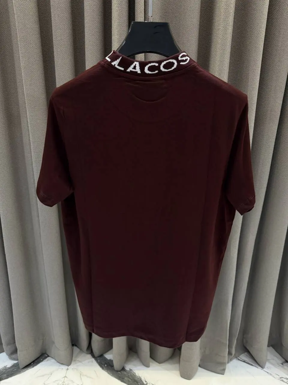 Lacoste Premium Maroon Tshirt - Image 4