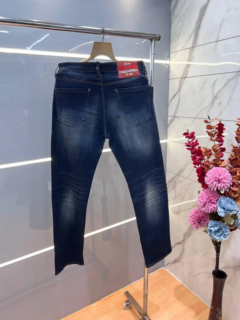 Dsquare D Green Shade Premium Imported Stretchable Lycra Fabric Straight Fit Denim 2961 - Image 3