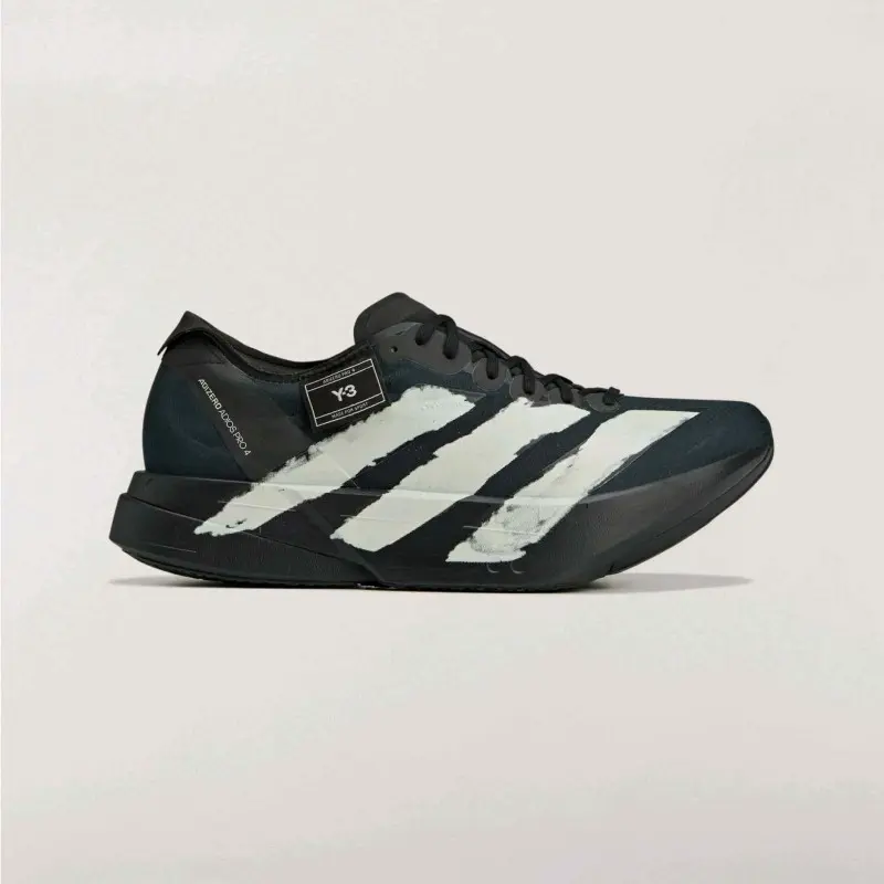 Adidas Adizero Y-3 Adios Pro 4 Black White - Image 4