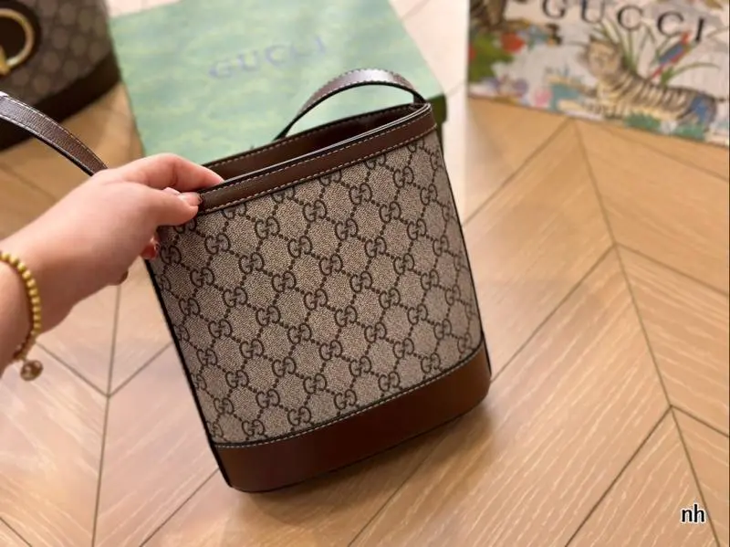 Gucci 73 Small Bucket Bag With OriginalBox Dustcover - Image 3