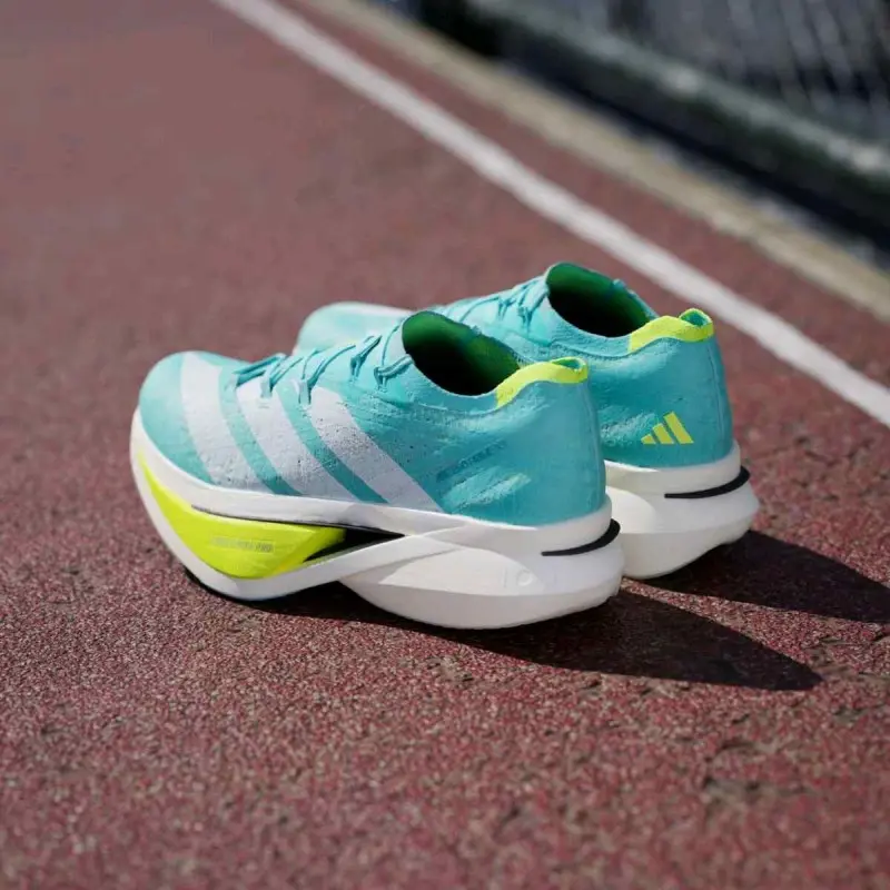Adidas Adizero Prime X3 Strung - Flash AquaZero MetalicLucid Lemon - Image 2