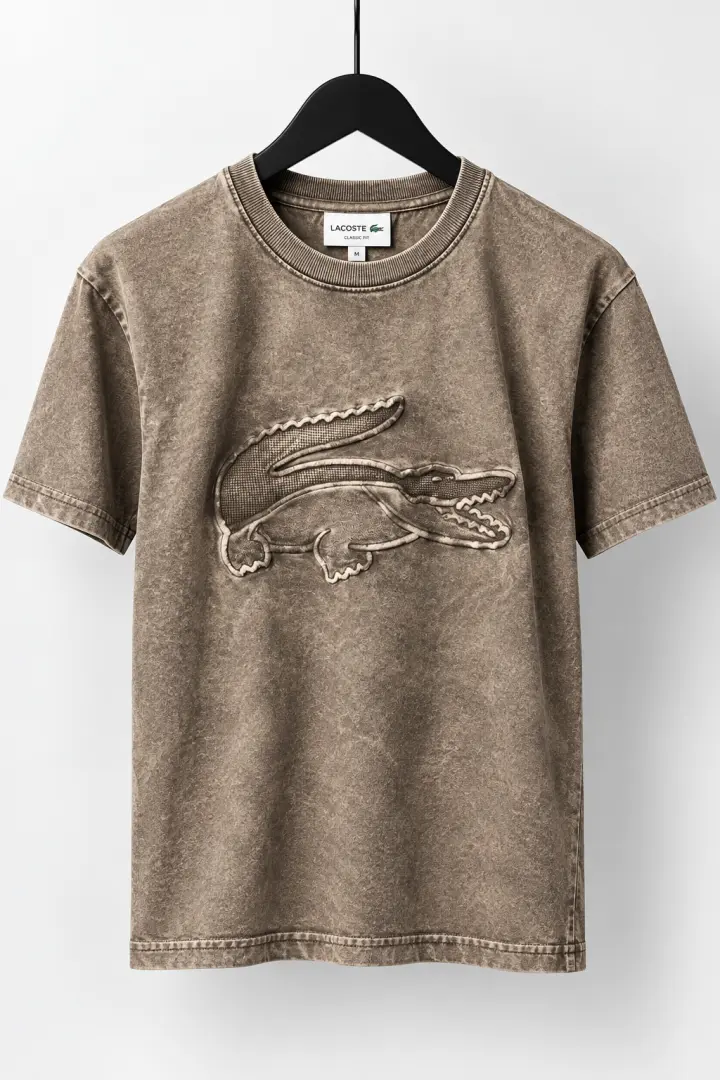 Lacoste Premium Acid Wash Premium T-Shirt 2476