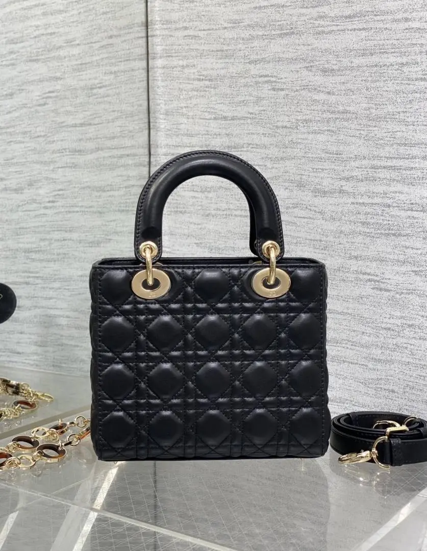 Dior CB Lady Diyorr Highend Quality With Red Charm & 2 Belt Super Premium With OriginalBox & CarryBag Packing (NoReturn) - Image 8