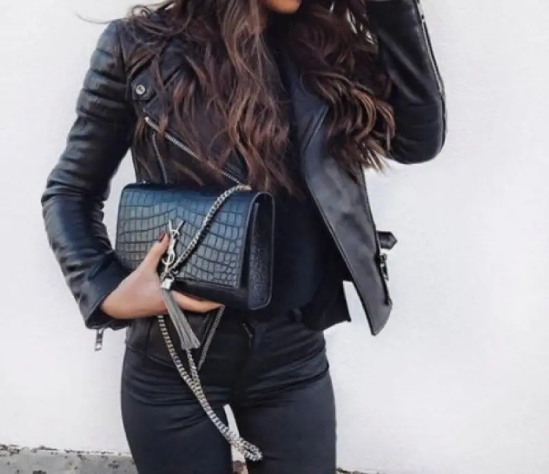 YSL Saint Laurent Kate Tassel Sling Bag With OG Box & Dust Bag (Black - 769) - Image 3