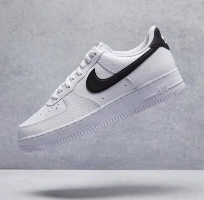 Nike Airforce 1 Low White Black Swoosh - Image 3