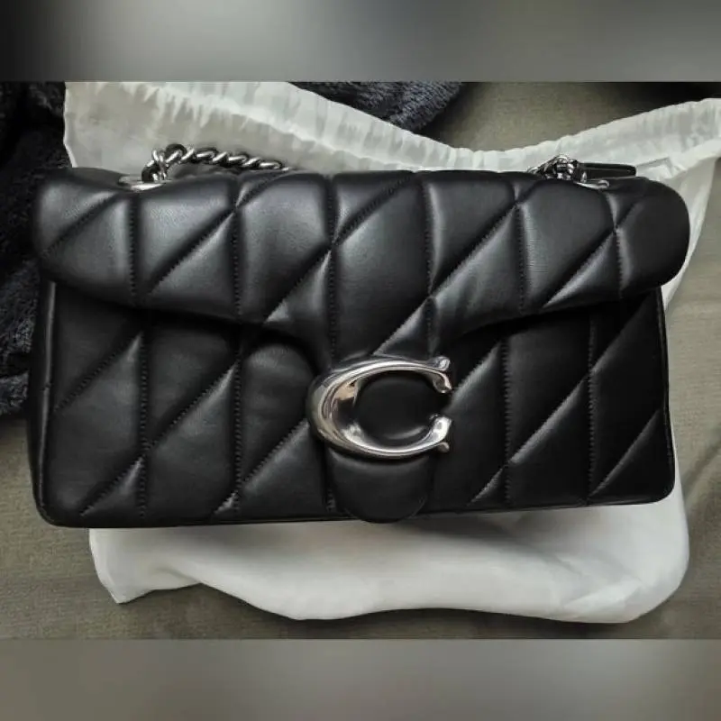 Coach Tabby 26 Black-Silver With Original Box & DustCover - Image 4