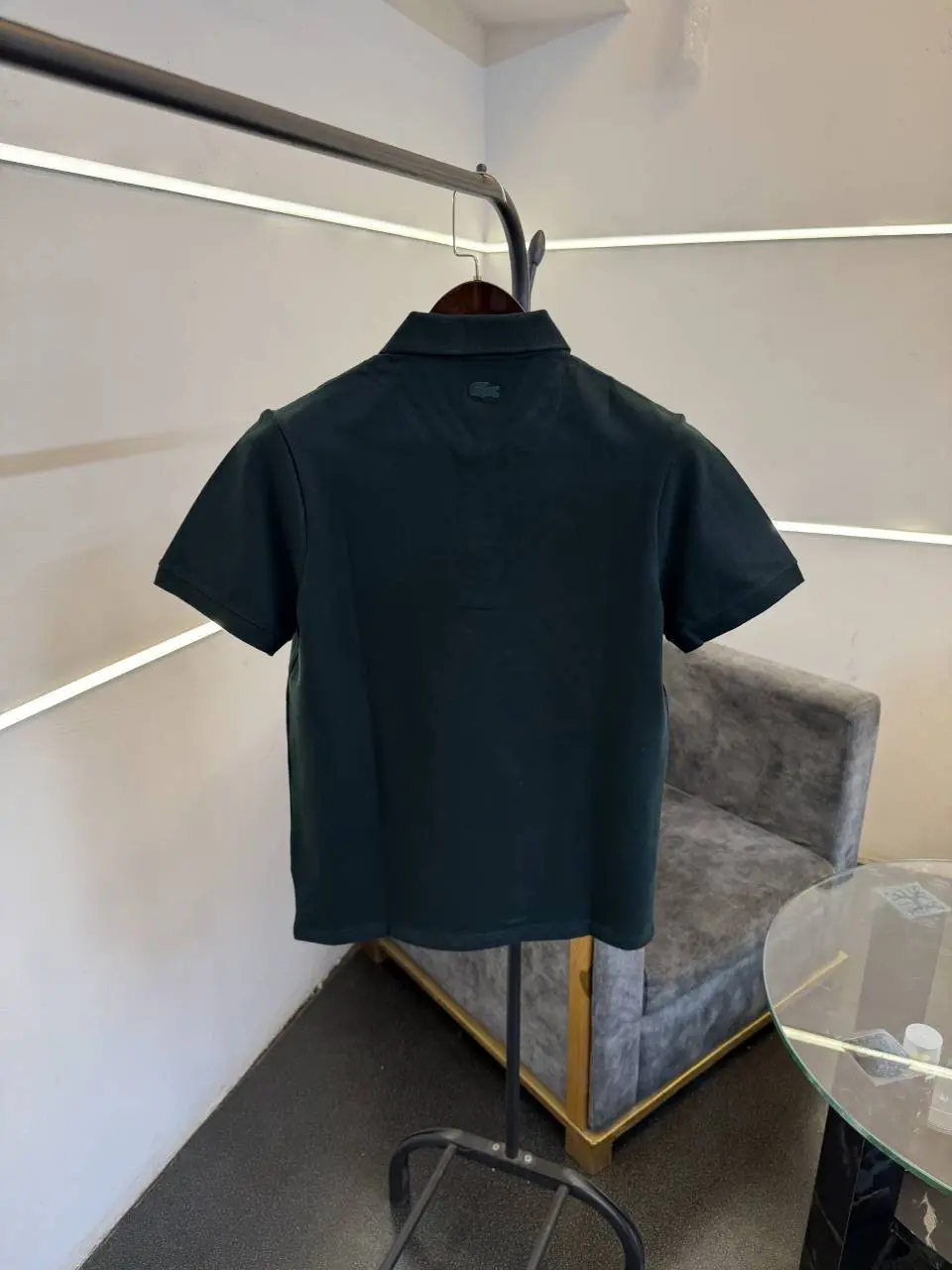 Lacoste imported polo tshirt bottle green - Image 3