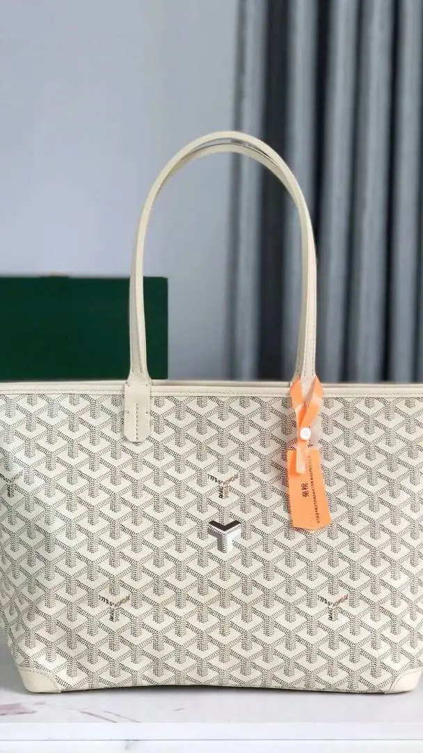 Goyard Artios GM Of White-AP Tote WithWallet Dustcover
