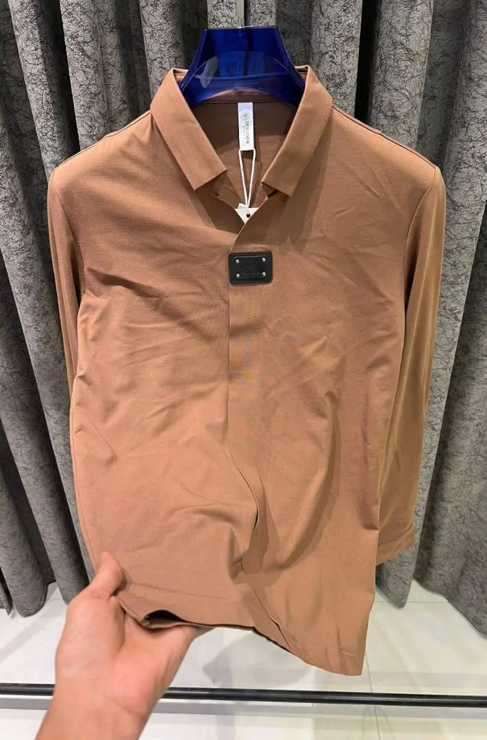 LORO PIANA IMPORTED STORE ARTICLE FULL SLEEVES POLO T-SHIRT - Image 2