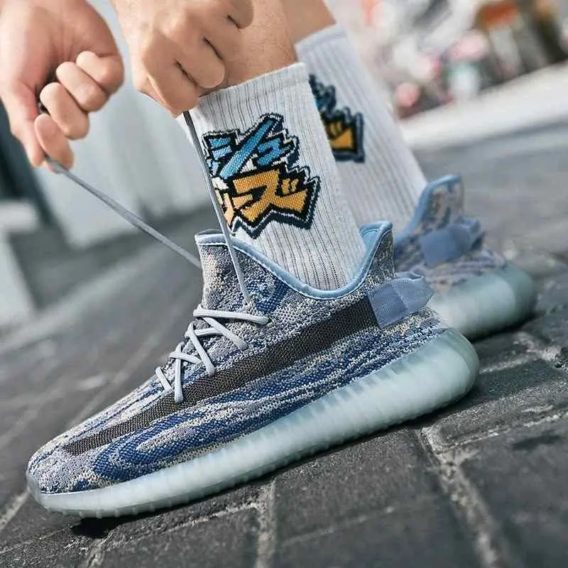 Adidas yeezy boost 350 v2 mx frost blue semi ua with full accessories 532 - Image 7