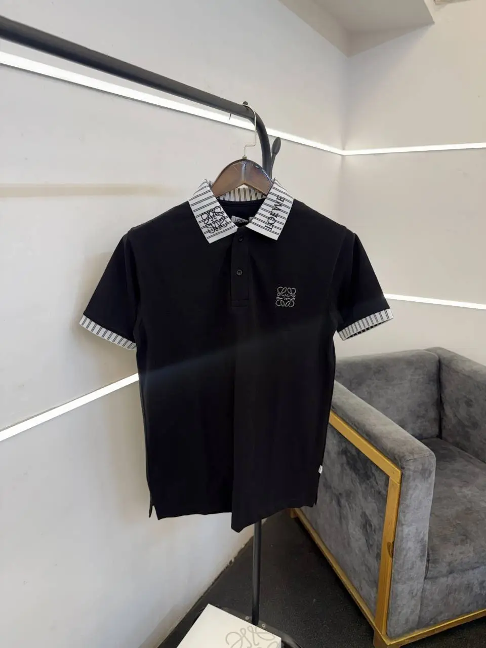 Loew e box pack imported polo tshirt black
