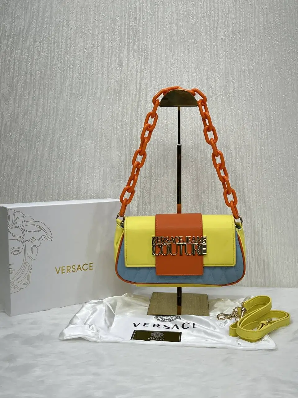 Versace Jeans Couture Sling Shoulder Bag With Original Box - Image 3