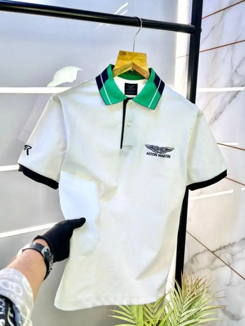 Hackett White Polo