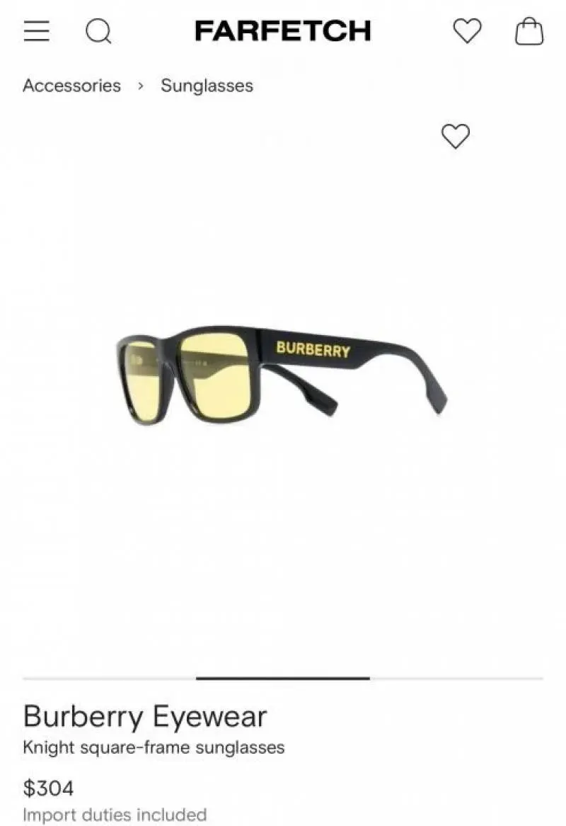 Burberry 4358 Yellow black - Image 5