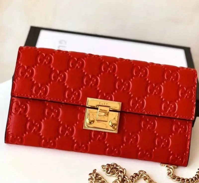 Gucci GG Padlock Chain On Wallet Premium Coded With OriginalPacking - Image 3