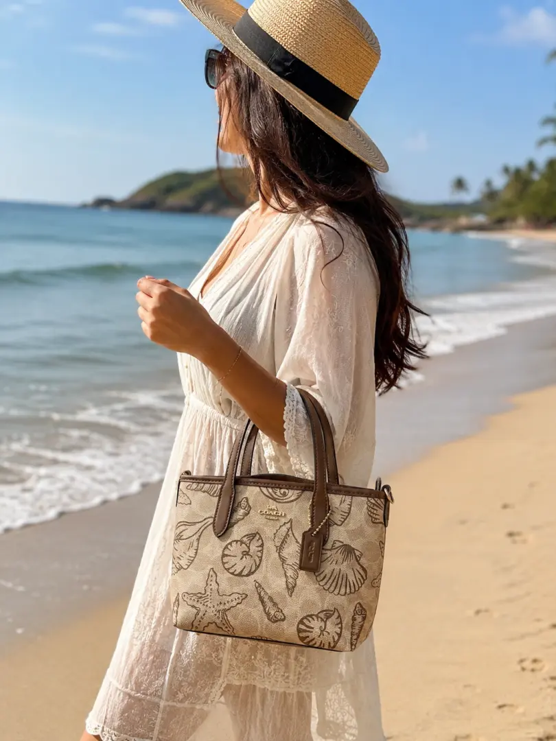 Coach City Tote Mini ShellEdition With OriginalBox DustCover Highend - Image 2