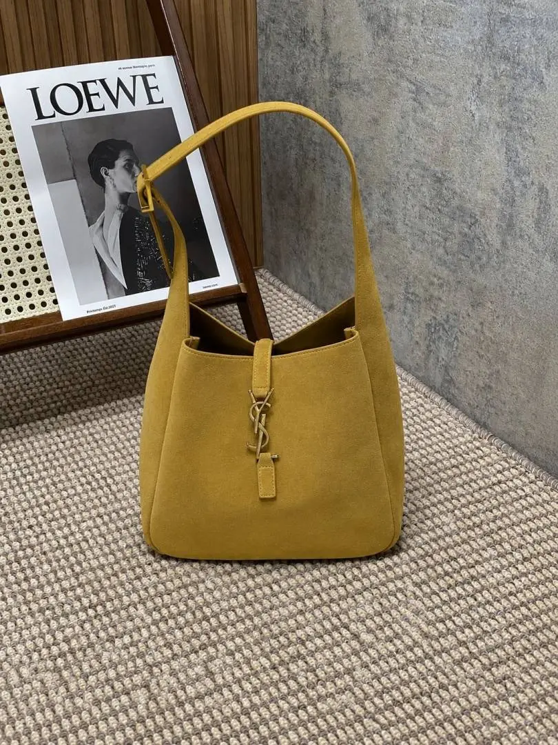 Ysl CB Hobo Suede Premium Shoulder Bag With Original Box & CarryBag - Image 4