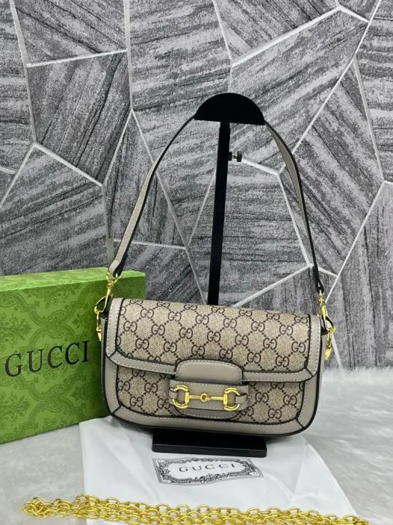 Gucci Horsebit 1955 ONSALE NORETURN Shoulder Bag With Box - Image 4