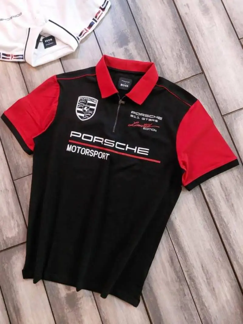 PORSCHE BOSXS xIMPORTED STORE ARTICLE POLO T-SHIRT - Image 2