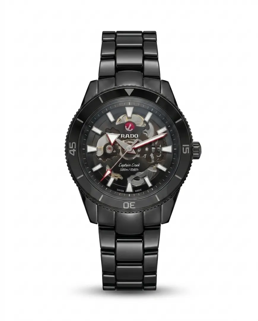 Rado Captain Cook HighTech Automatic Black-Silver