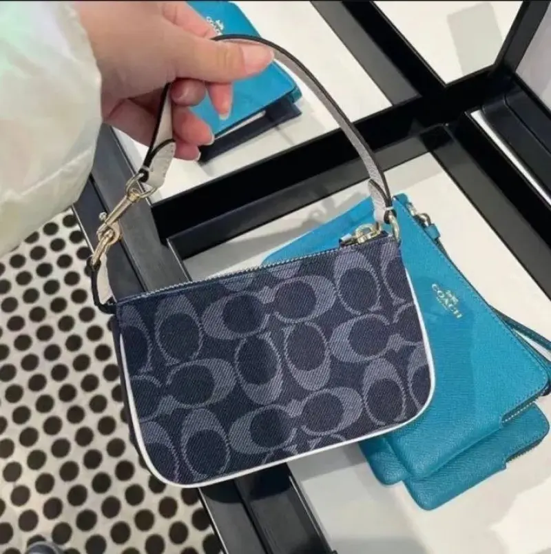 Coach Nolita 18 Blue With Original Box - Image 3