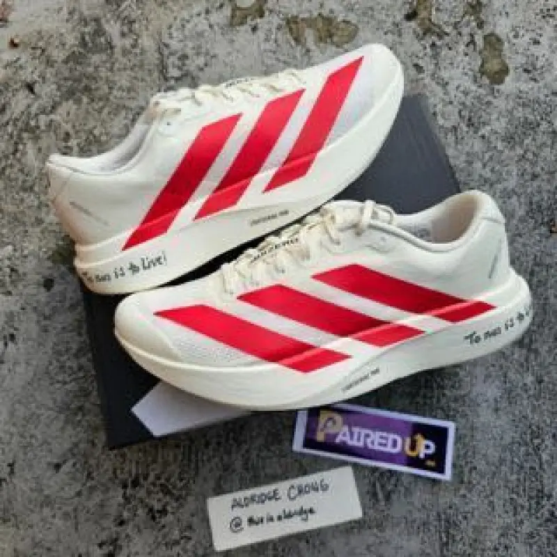 Adidas adizero evo sl white red - Image 9