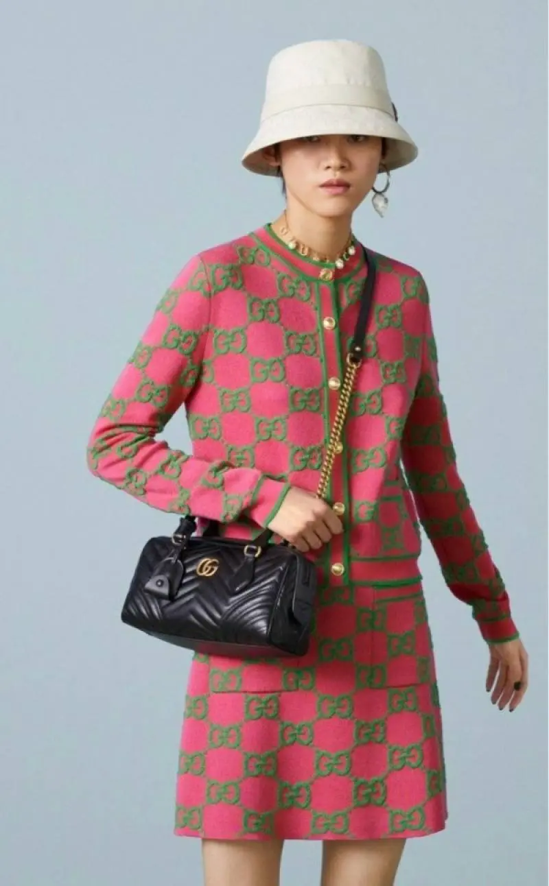 Gucci 746319 Marmont Top Handle Speedy Premium Bag With OG Box & Dust Bag & Carry Bag & Accessories (Black-902) - Image 3