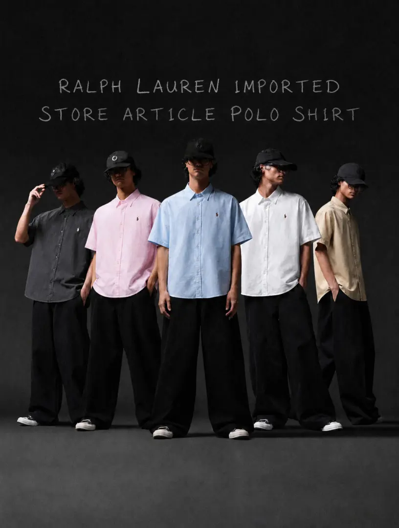 Ralph LAUREN P-OLO IMPORTED STORE ARTICLE SHIRT LINEN FABRIC - Image 3
