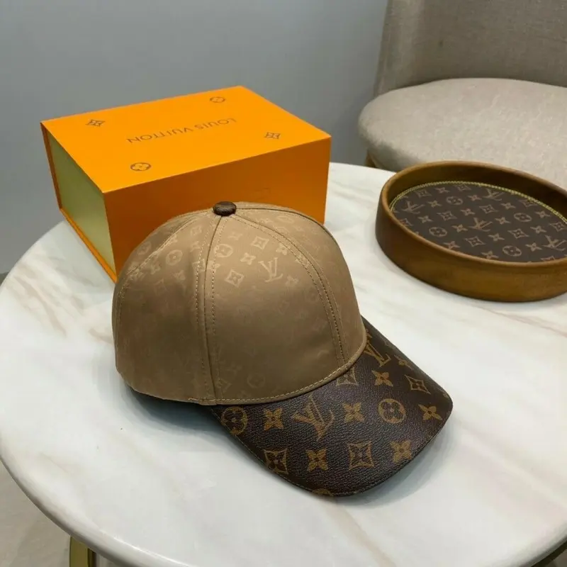 Louis Vuitton Exibit Dual MonoGram Premium Unisex Cap (With Safety Box) - Image 2