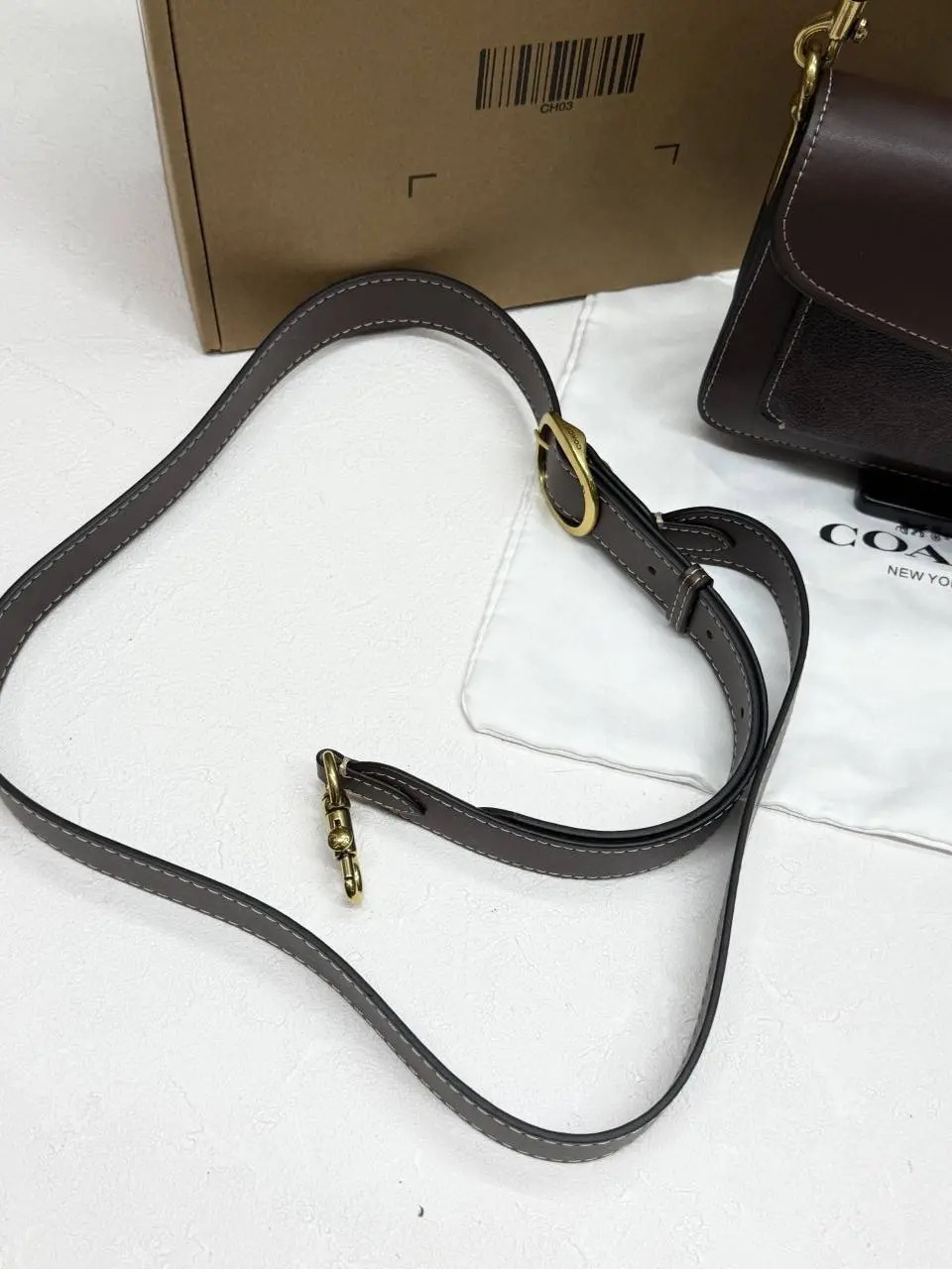 Coach Tabby 26 Highend Quality Maple Mono With Original Box & DustCover With Branding inside the flap 11 Highend - Image 4