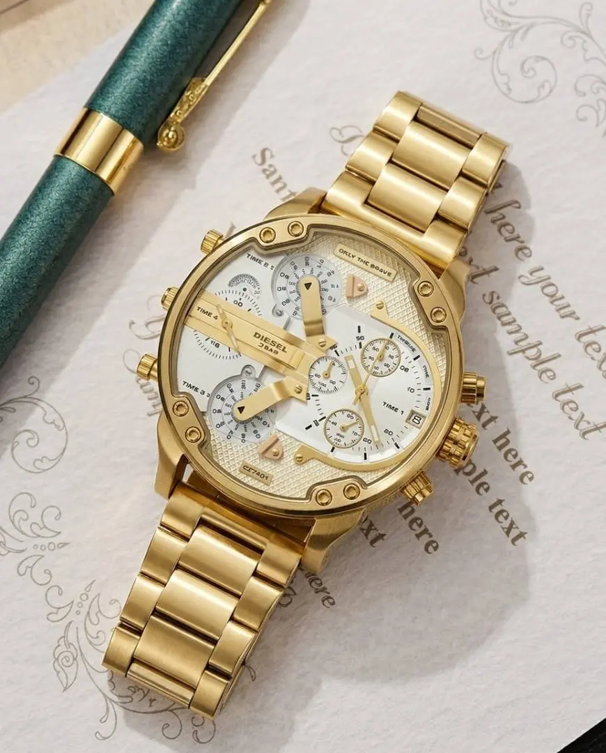 Diesel 3 Bar Big Dady Heavy Quality Gold-White