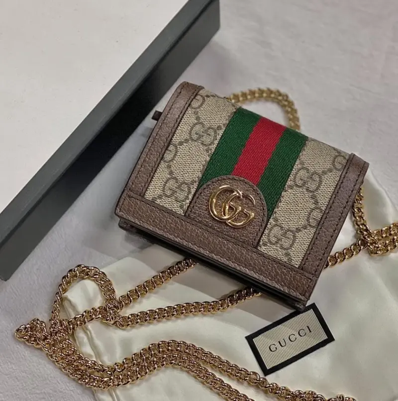 Gucci Ophidia GG Chain On Wallet With OriginalBox - Image 8