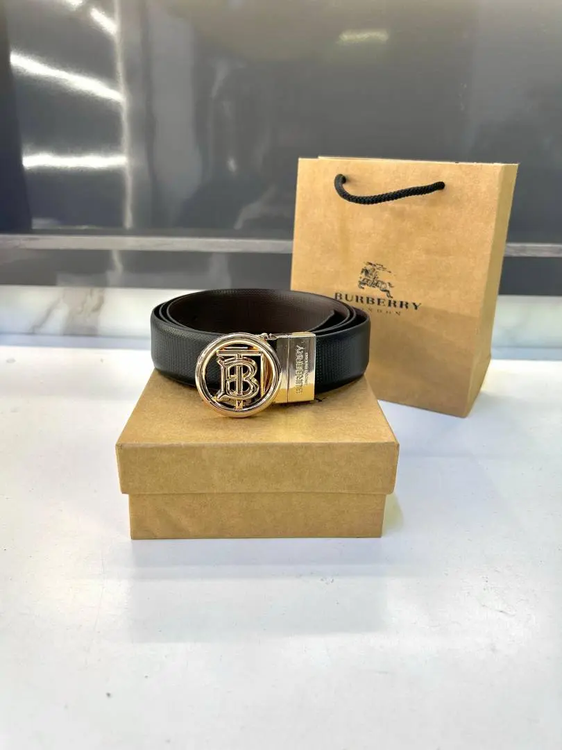 Burberry Glossy Gold Belt Fa 302 - Image 2
