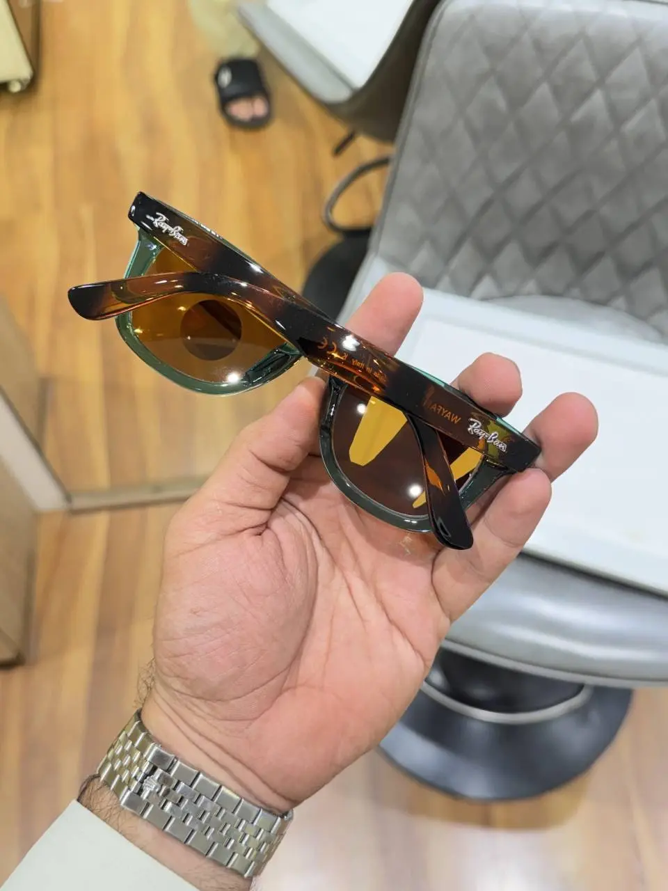 Ray-Ban 2140 olive tiger brown - Image 2